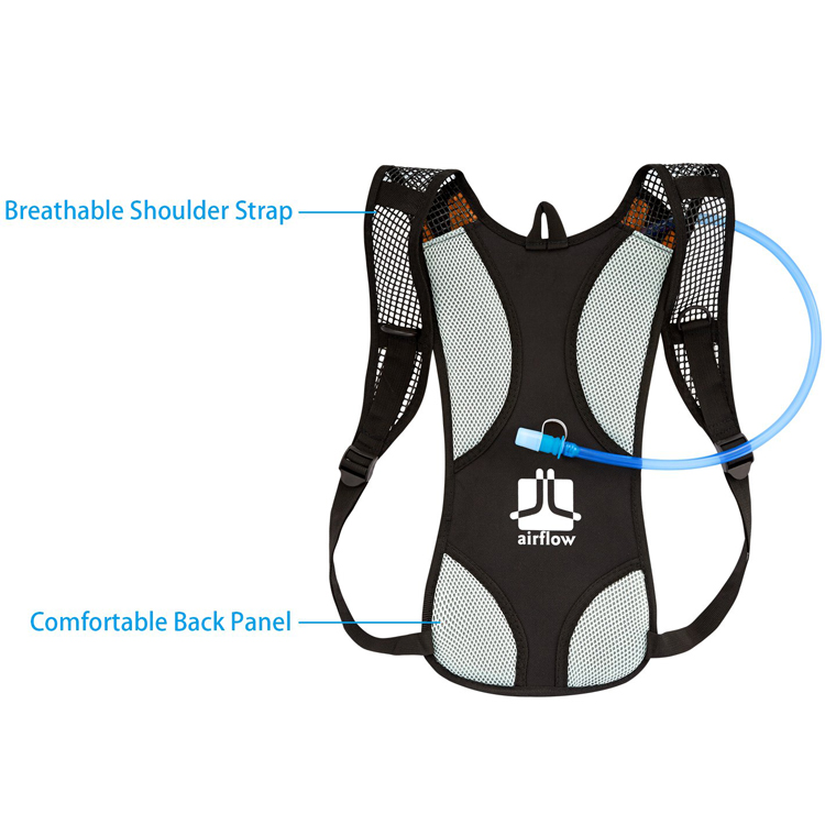 Sports Outdoor Hydration Bag Backpack With 2L Water Bladder