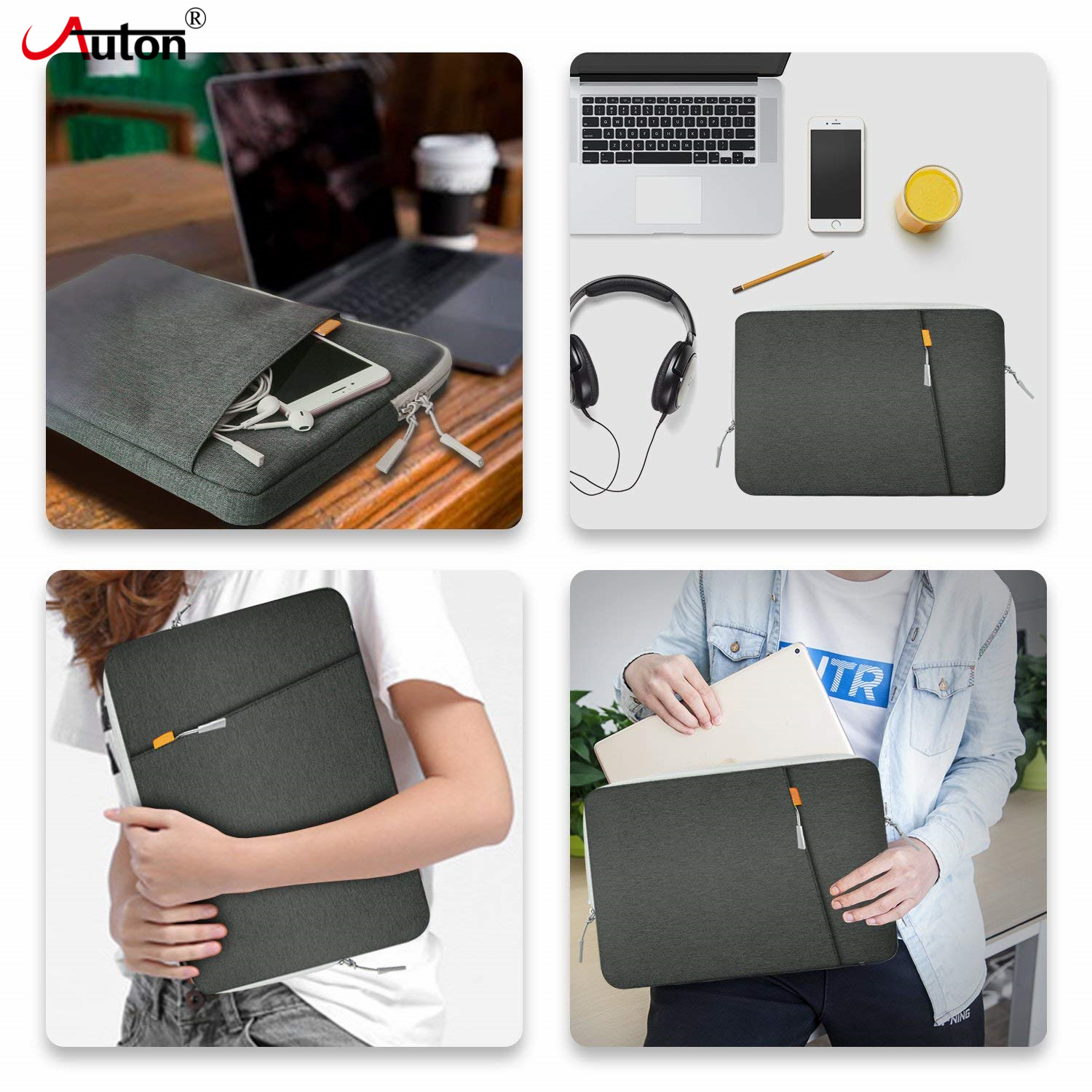 Custom Polyester 13 13.3 14 15.6 Inches Waterproof Laptop Sleeve Case For Macbook