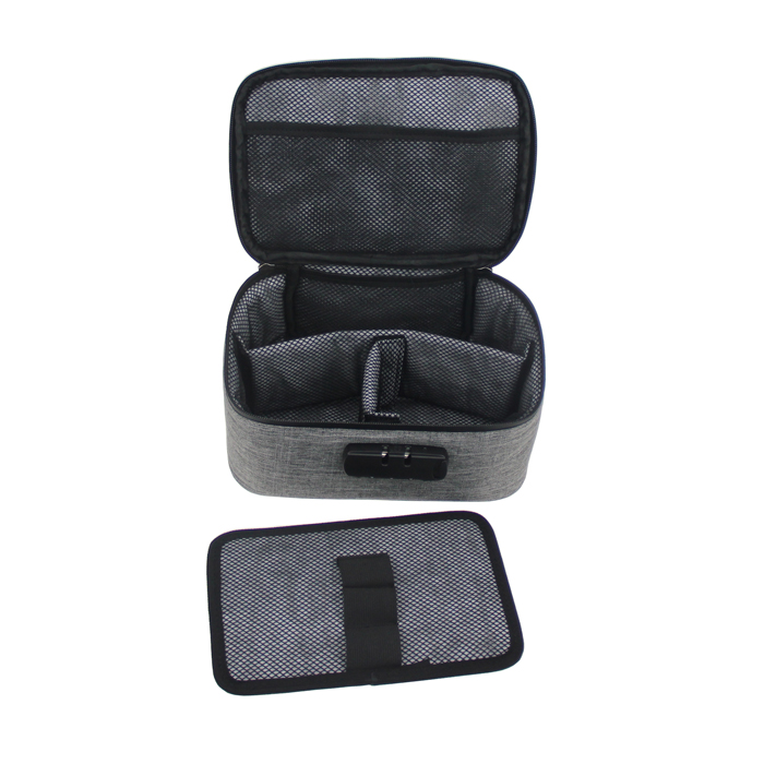 Custom Logo Smell Proof Bag Case Handle Carbon Fiber With Combo Lock Oem And Odm Item Or Color Odor Proof Bags Case