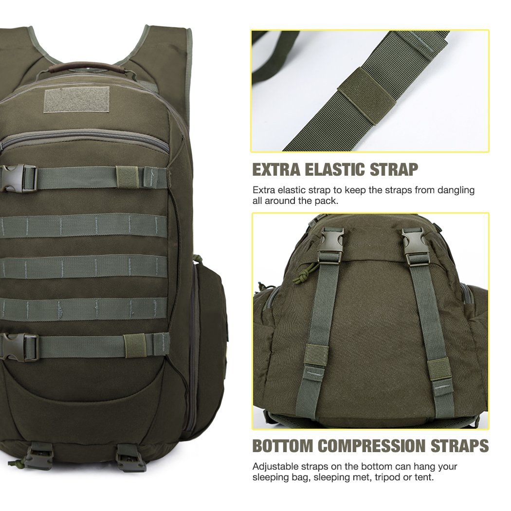 Water-resistant Hiking Traveling Backpack For Camping Hiking Military