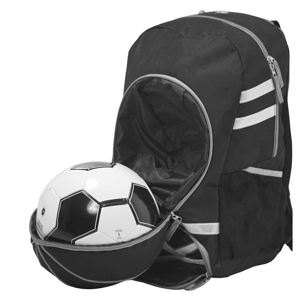 Outdoor Boys Soccer Basketball Backpack Gym Bag With Ball Boot Compartments