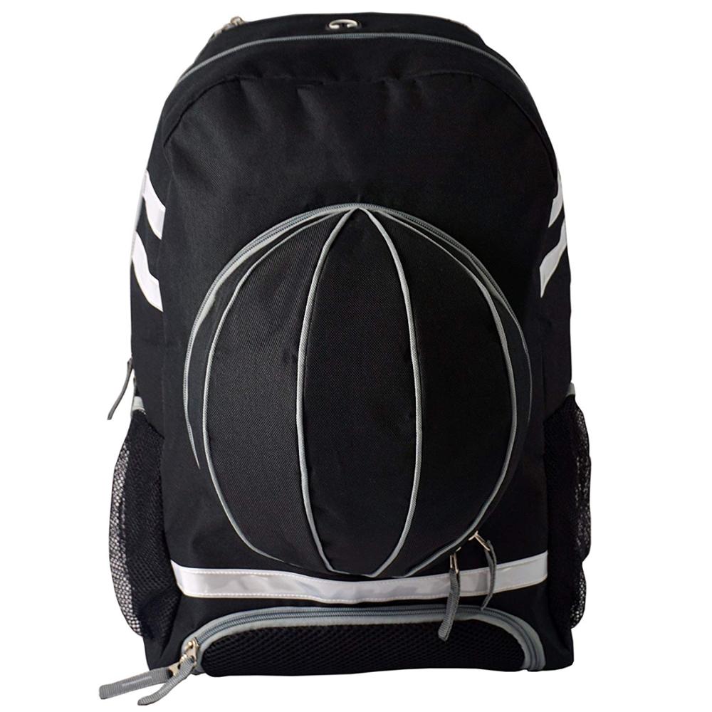 Outdoor Boys Soccer Basketball Backpack Gym Bag With Ball Boot Compartments