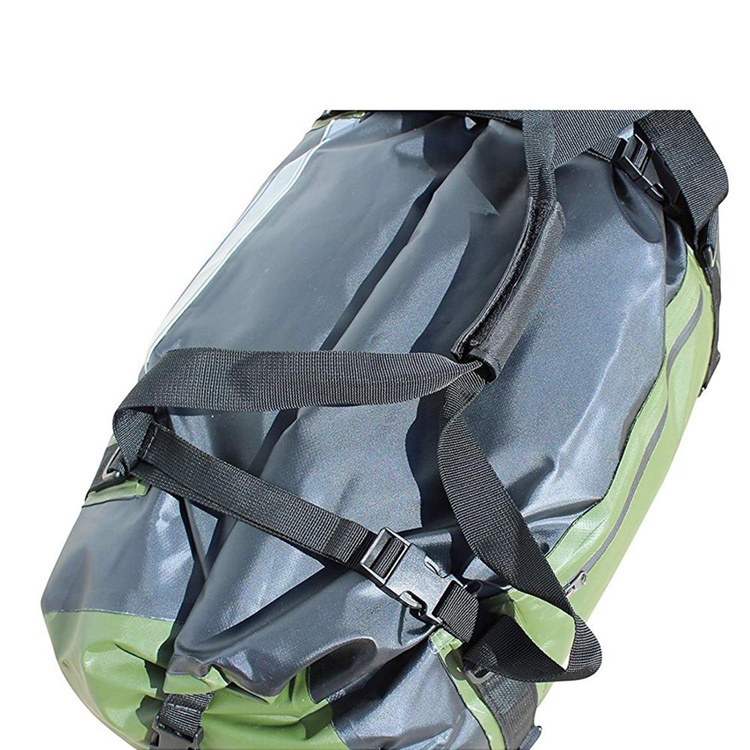 Hot Seller 60L Large 100% Tarpaulin Waterproof Durable PVC Dry Bag Duffel Bag