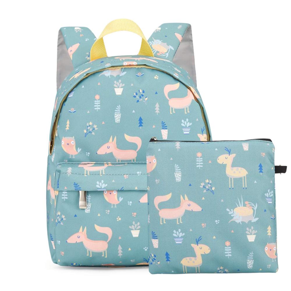 Promotion Animal Full Printed Polyester School Backpack Cute Bag For Girls