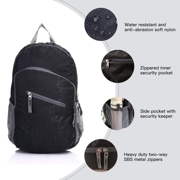 20L 30L Outdoor Lightweight Foldable Waterproof Travel Hiking Camping Backpack