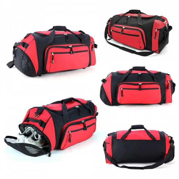 Custom Gym Bag Sports Bag With Shoes Compartment